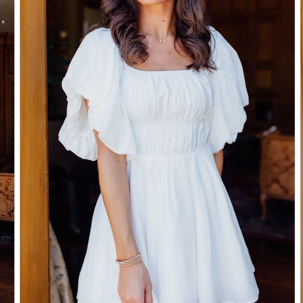 Coco Lilly White Dress! Size M